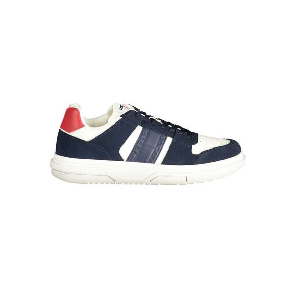 Tommy Hilfiger Blue Leather Men Men's Sneaker
